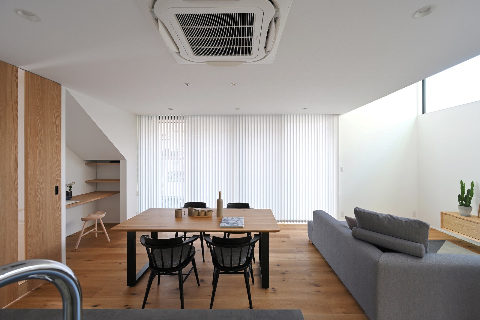 リビングで楽しむ家